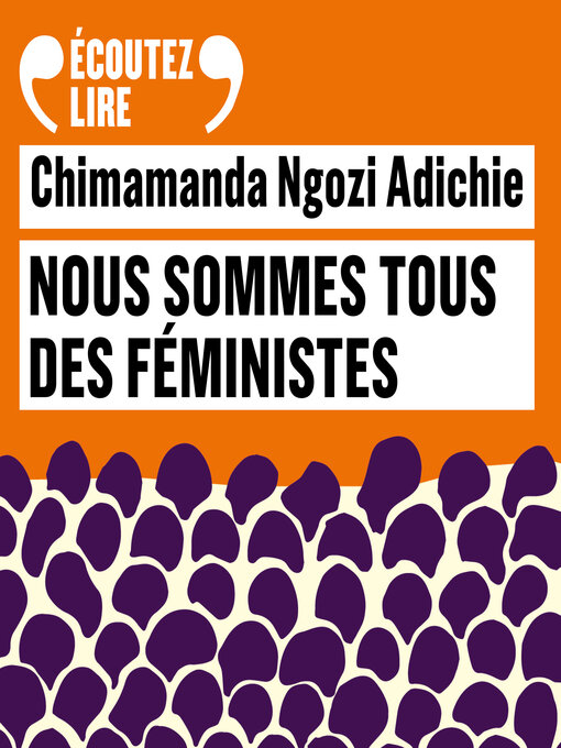 Cover image for Nous sommes tous des féministes--Les marieuses